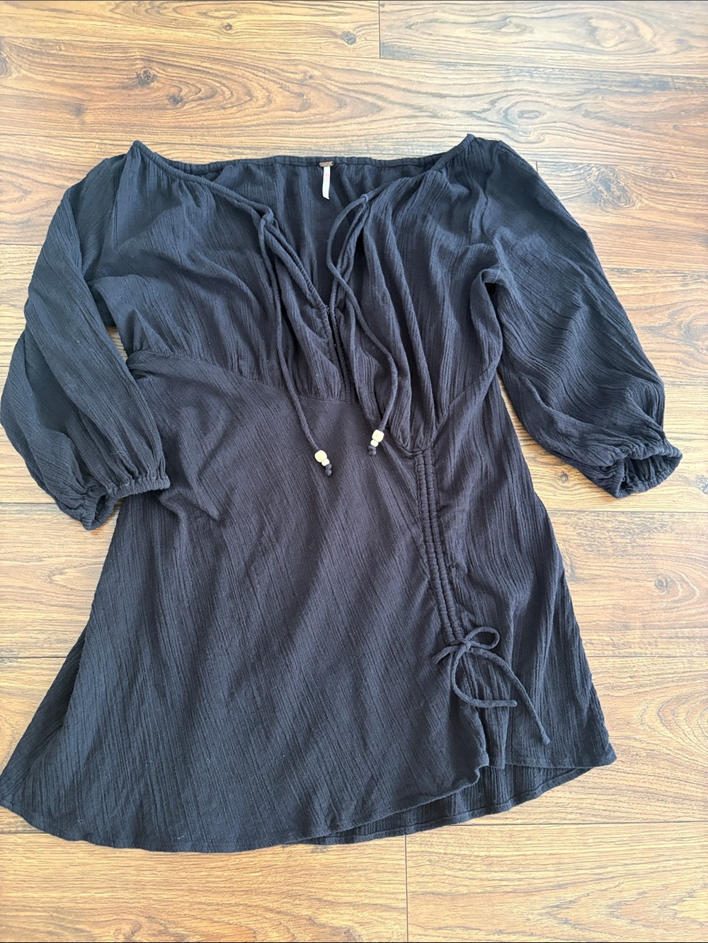 Free People Black Mini Dress